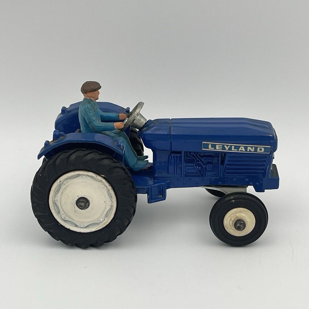 Vintage Dinky Toys 308 Leyland 384 Tractor Blue Diecast - Made In England